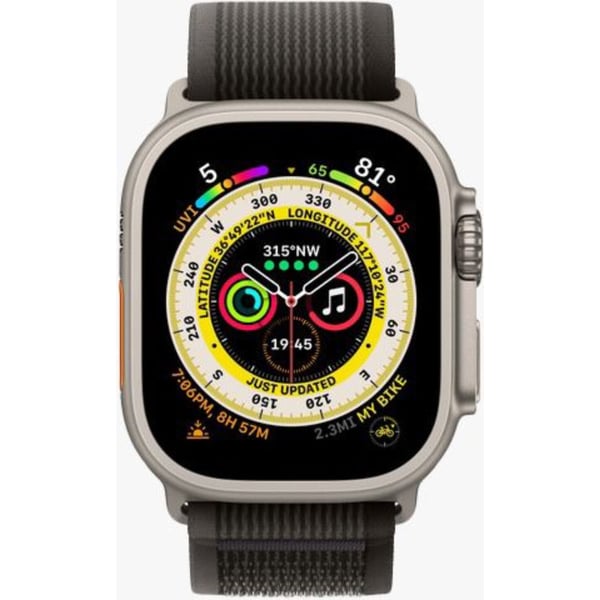 Green Lion Trial Loop Ultra Watch Strap for Apple Watch 42/44/45/49- Black/Grey Green Lion Trial Loop Ultra Watch Strap for Apple Watch 42/44/45/49- Black/Grey