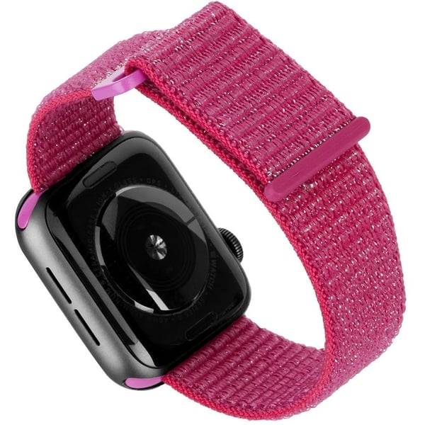 Case Mate Nylon Band For Apple Watch 42-44mm Metallic Pink