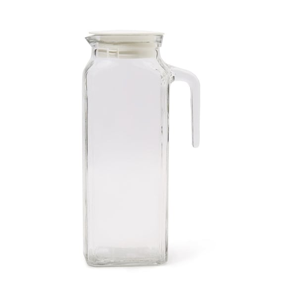 Glasslock Water Round Jug Clear 1100ml