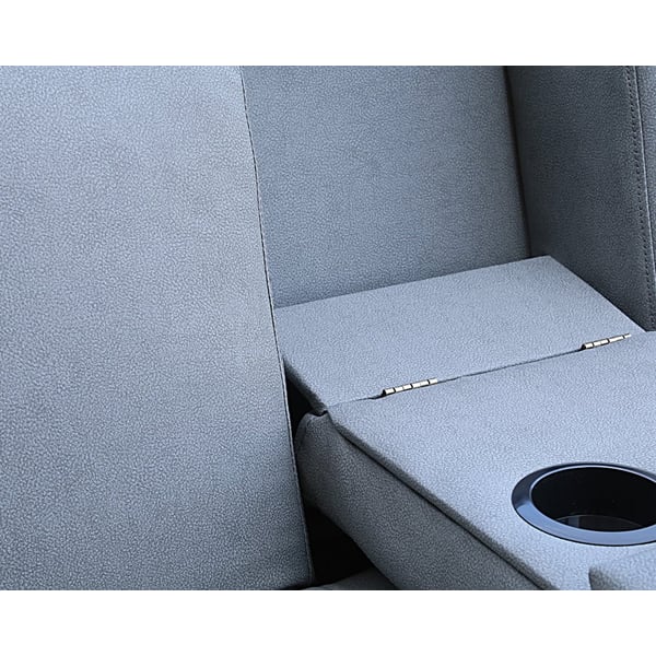 Laze 3 Seater SofaBed Grey With Cup Holder Laze 3 Seater SofaBed Grey With Cup Holder