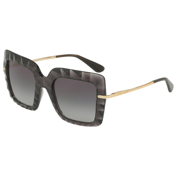 Dolce And Gabbana Grey/Gold Plastic Women DG6111-504/8G-51 Sunglasses