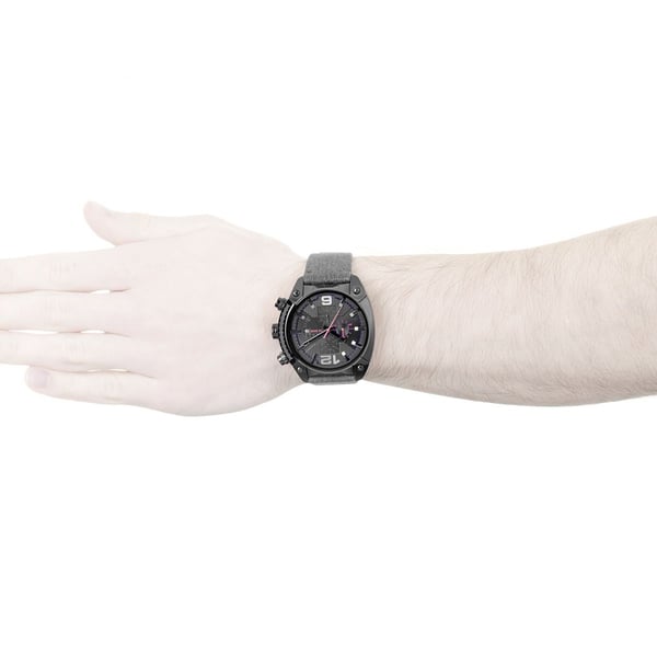 Diesel DZ4373 Overflow Black Dial Chronograph Mens Watch Diesel DZ4373 Overflow Black Dial Chronograph Mens Watch