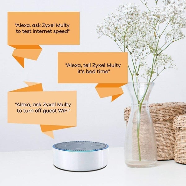 Zyxel Multy X WiFi System (Pack of 2) AC3000 Tri-Band WiFi Zyxel Multy X WiFi System (Pack of 2) AC3000 Tri-Band WiFi