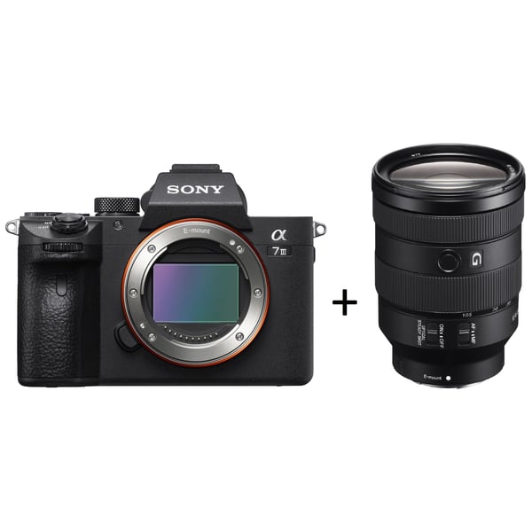 Sony Alpha a7 III Mirrorless Digital Camera Black With FE 24-105mm f/4 G OSS Lens Sony Alpha a7 III Mirrorless Digital Camera Black With FE 24-105mm f/4 G OSS Lens