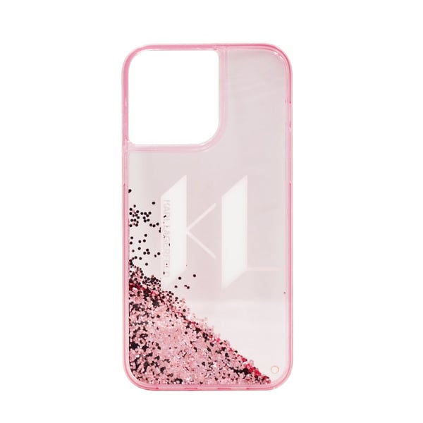 Karl Lagerfeld Liquid Glitter Big Kl Hard Case For Iphone 14 Pro Max Pink Karl Lagerfeld Liquid Glitter Big Kl Hard Case For Iphone 14 Pro Max Pink