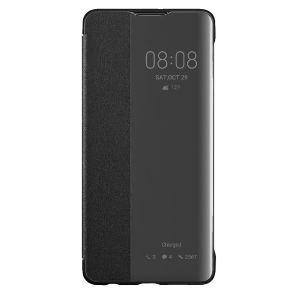 Buy Huawei Elle Smart View Flip Cover Black For P30 In Dubai Sharjah Abu Dhabi Uae Price Specifications Features Sharaf Dg