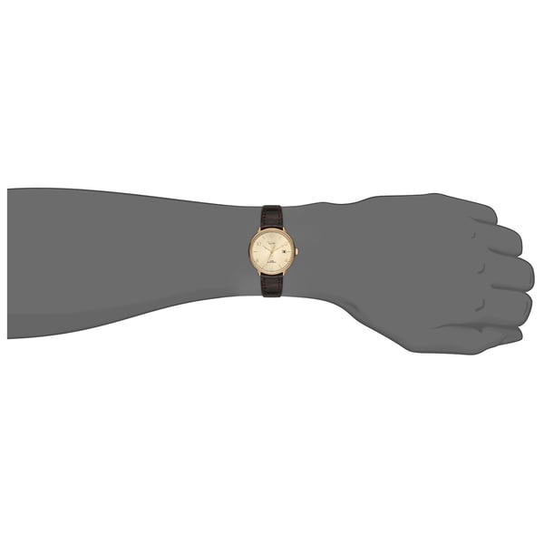 Omax Dome Series Brown Leather Analog Watch For Women DCD002G15I Omax Dome Series Brown Leather Analog Watch For Women DCD002G15I