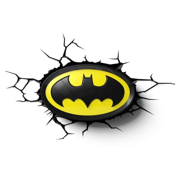 3DLightFX Batman Emblem 3D Decor Wall Light 80001
