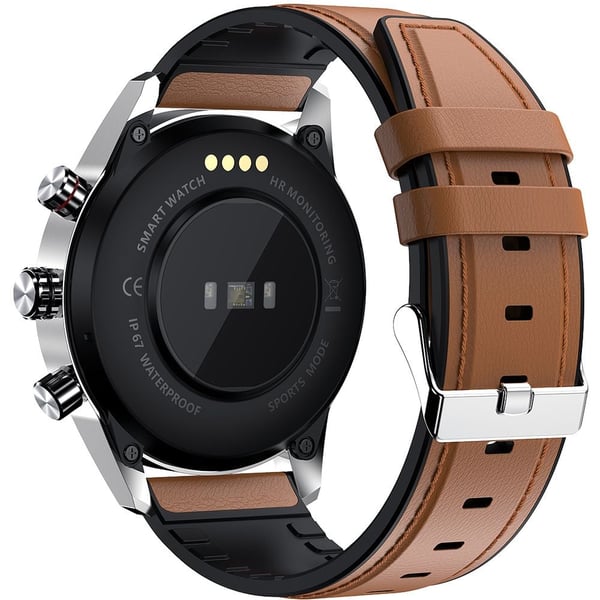 Xcell Elite 1 Smart Watch Brown with Leather Strap Xcell Elite 1 Smart Watch Brown with Leather Strap