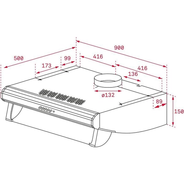 TEKA C 9310 90cm Classic Hood with 3 speeds TEKA C 9310 90cm Classic Hood with 3 speeds