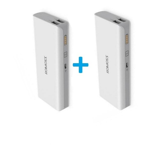 Romoss Power Bank 10000mAh + Power Bank 10000mAh Romoss Power Bank 10000mAh + Power Bank 10000mAh