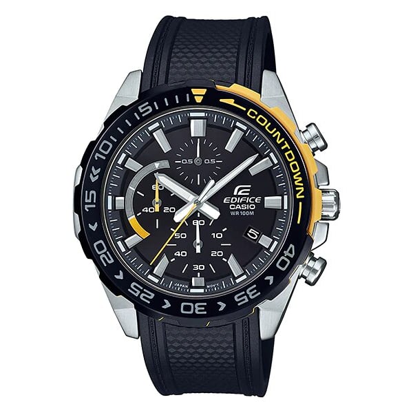 Casio EFR-566PB-1AV Edifice Black Resin Analog Watch Men Casio EFR-566PB-1AV Edifice Black Resin Analog Watch Men