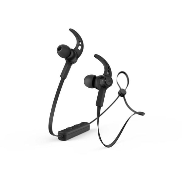 Hama 184020 Connect Bluetooth Headphones Inear Micro Ear Hook Black