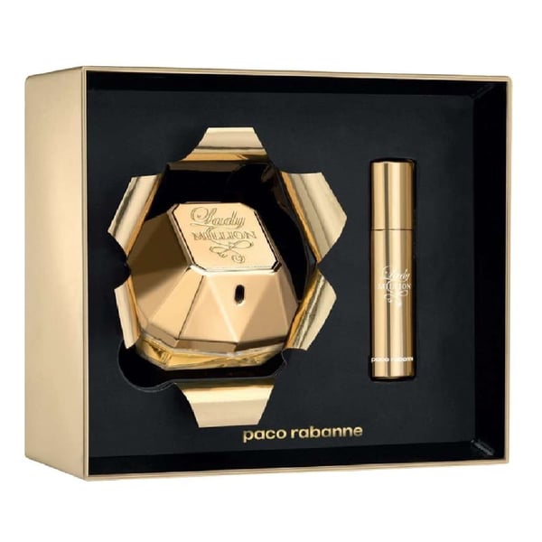 Paco Rabanne Lady Million EDP 80ml+10ml Travel Spray Giftset Women