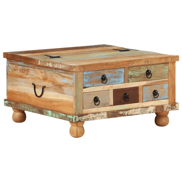 vidaXL Coffee Table Reclaimed Wood 70x70x38 cm vidaXL Coffee Table Reclaimed Wood 70x70x38 cm