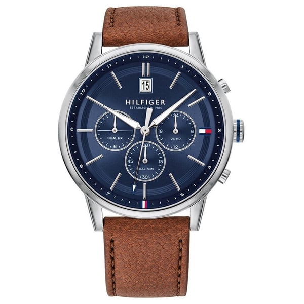 Tommy Hilfiger Kyle Brown Leather Men Watch 1791629