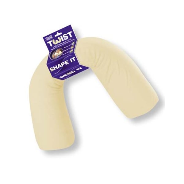 Contour Twist Neck Travel Pillow, Ecru Contour Twist Neck Travel Pillow, Ecru