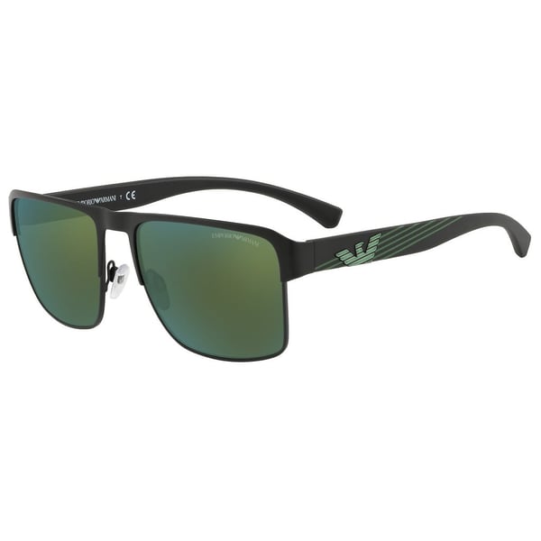 Buy Emporio Armani Black Metal Men EM 2066 30016R 57 Sunglasses Online in UAE Sharaf DG