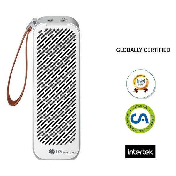 LG Mini Air Purifier AP151MWA1, 4-stage filtration system, 4-color Smart Display LG Mini Air Purifier AP151MWA1, 4-stage filtration system, 4-color Smart Display