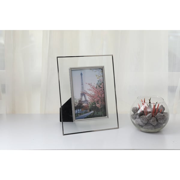 Rhea Photo Frame 4x6 Inch Silver 13x18cm