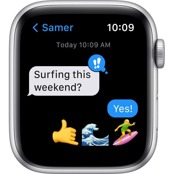 Apple Watch SE GPS 44mm Silver Aluminium Case Abyss Blue Sport Band - Regular Apple Watch SE GPS 44mm Silver Aluminium Case Abyss Blue Sport Band - Regular