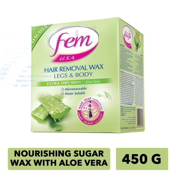 Fem Wax - Aloe Vera 450 Gms