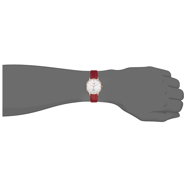 Omax Prime Collection Red Leather Analog Watch For Women PM003R60I Omax Prime Collection Red Leather Analog Watch For Women PM003R60I