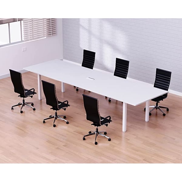 Buy Figura 72-24 6 Seater White Conference-meeting Table Online in UAE |  Sharaf DG