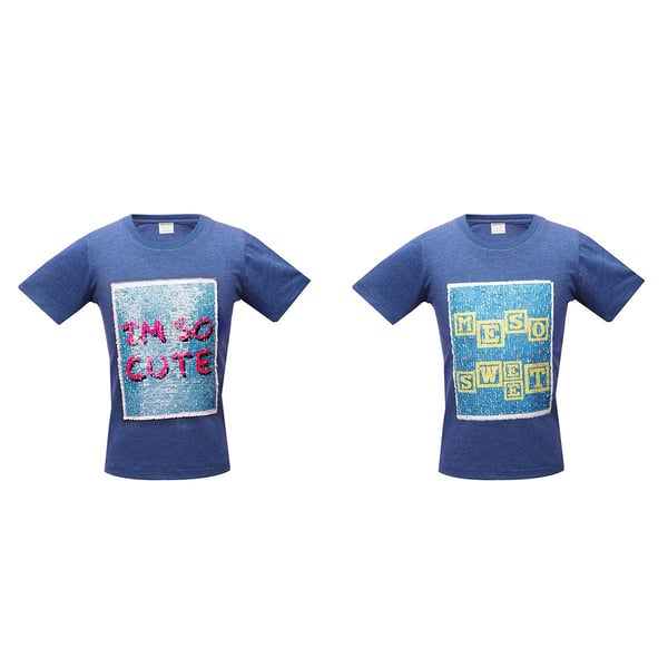 Buy Kinder Kleider Box Flip Design Round Neck Kids T Shirt Blue 3 4 Years In Dubai Sharjah Abu Dhabi Uae Price Specifications Features Sharaf Dg