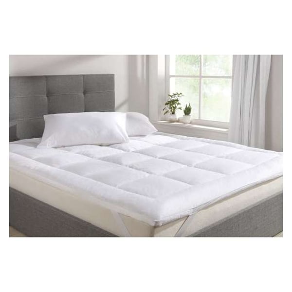 Mattress Topper Twin 160x200cm White Mattress Topper Twin 160x200cm White
