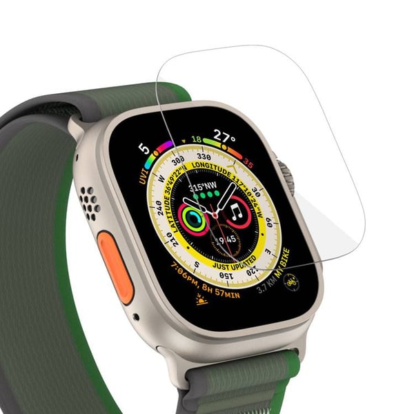 Green Lion Ultra HD Glass Transparent Full Protection for Apple Watch 49mm - Clear Green Lion Ultra HD Glass Transparent Full Protection for Apple Watch 49mm - Clear