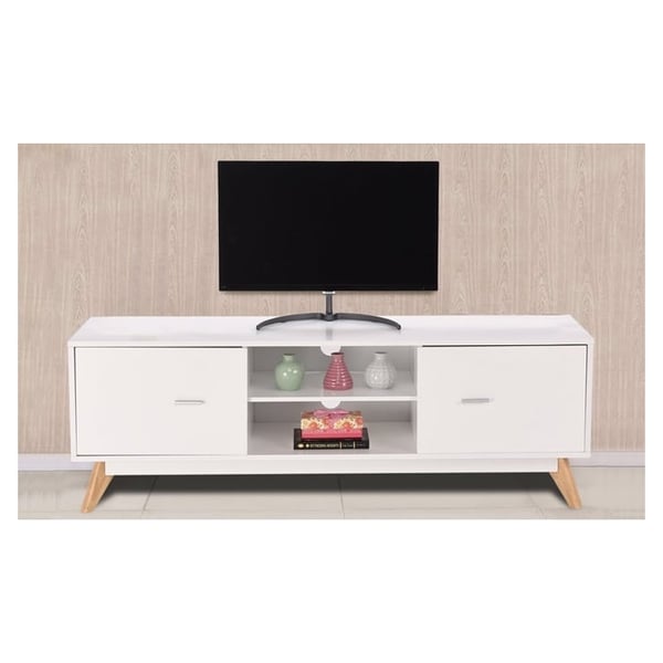 TV Stand Entertainment Center Console Cabinet (White) TV Stand Entertainment Center Console Cabinet (White)