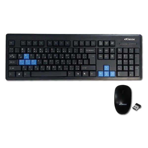 Eklasse EKWLKM05XM Wireless Keyboard & Mouse Combo Eklasse EKWLKM05XM Wireless Keyboard & Mouse Combo
