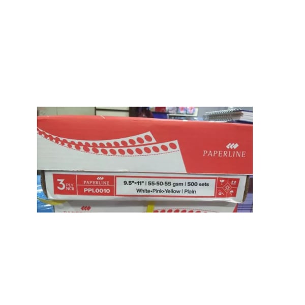 Buy Paperline 3 Ply Paper 9.5″ X 11″ Whitepinkyellow