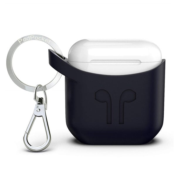 Podpocket Silicone Case Black For Apple Airpod Podpocket Silicone Case Black For Apple Airpod