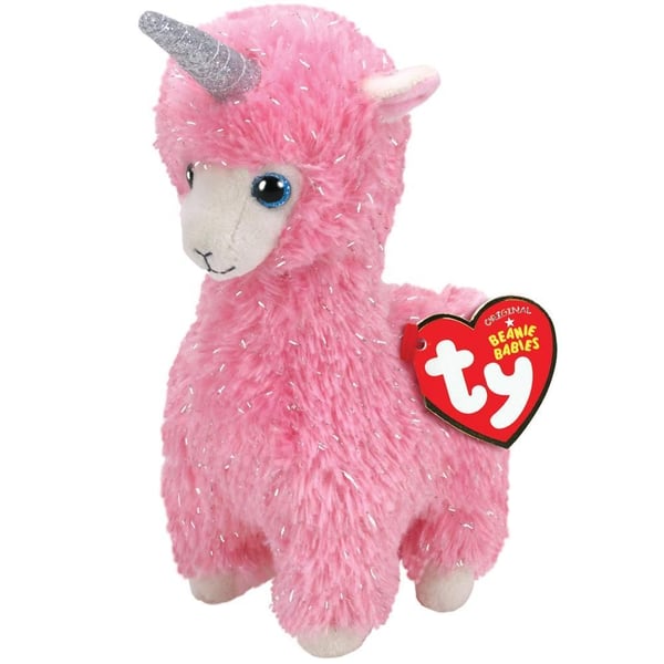 TY Beanie Boos Llama the Pink Unicorn with Horn 6inch 36282