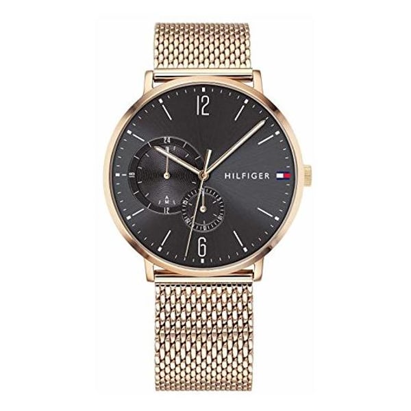 Tommy Hilfiger Brooklyn Gold Mesh Watch For Men 1791506 Tommy Hilfiger Brooklyn Gold Mesh Watch For Men 1791506