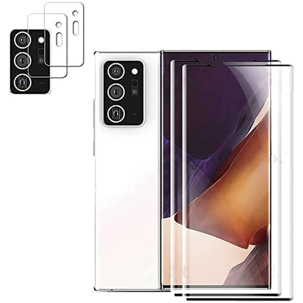 WaveWi Screen Protector With Lens Cover Case Clear Galaxy Note 20/Note 20 Ultra WaveWi Screen Protector With Lens Cover Case Clear Galaxy Note 20/Note 20 Ultra