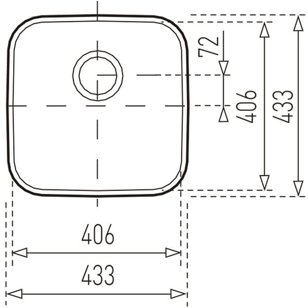 TEKA BE 40.40.25 Undermount Stainles Steel Sink TEKA BE 40.40.25 Undermount Stainles Steel Sink