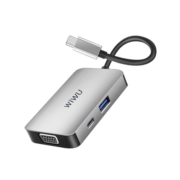 Wiwu A513HVPG Alpha 5 In 1 USB-C Hub Wiwu A513HVPG Alpha 5 In 1 USB-C Hub