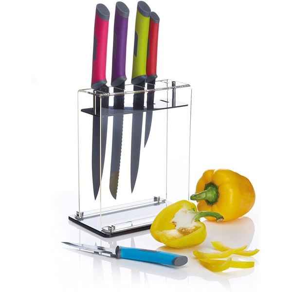 Colourworks Knife Block 6pc Set