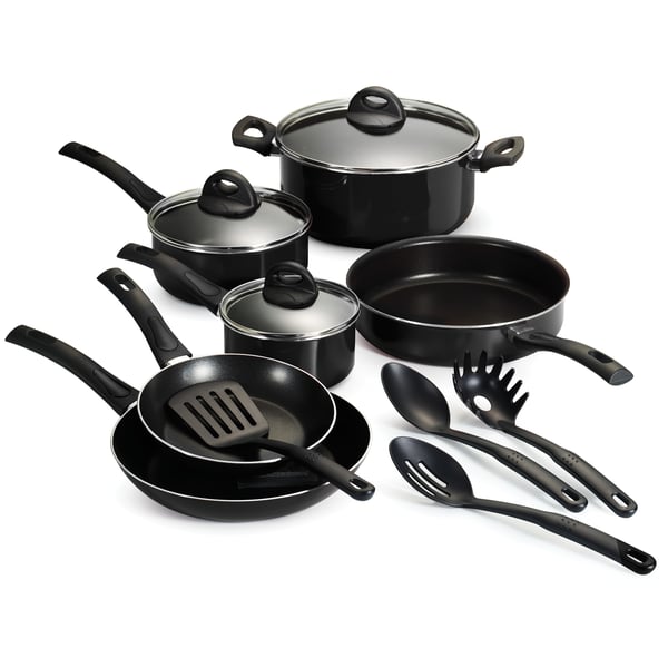 Tramontina 13Pc Everyday Cookware Black Non Stick Tramontina 13Pc Everyday Cookware Black Non Stick