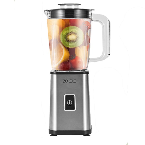 Zolele Zi101 Multifunction Electric Juicer 800ml Capacity One Button Switch 18000rpm Strong Motor Grinder - Silver