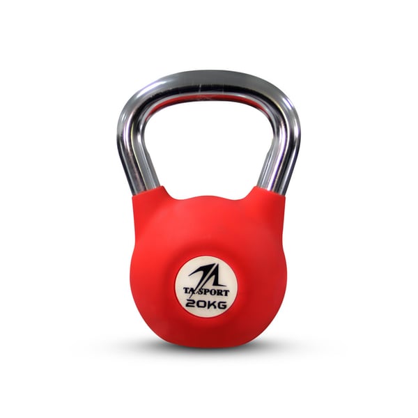 TA Sport Rubber Kettlebell Db2175 20kg Red W/o Knuring