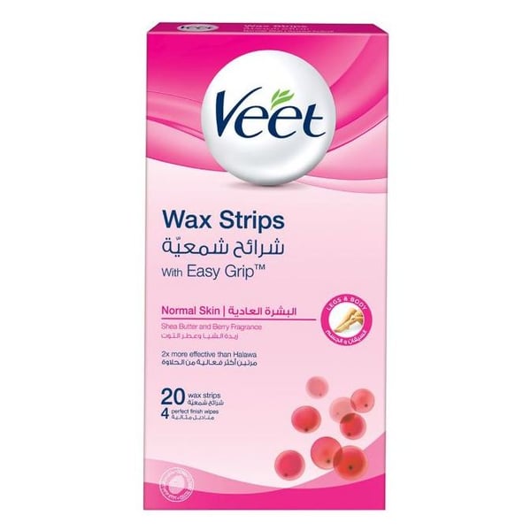 Veet Coldwax Strips Normal 20Pcs price in Bahrain, Buy Veet Coldwax