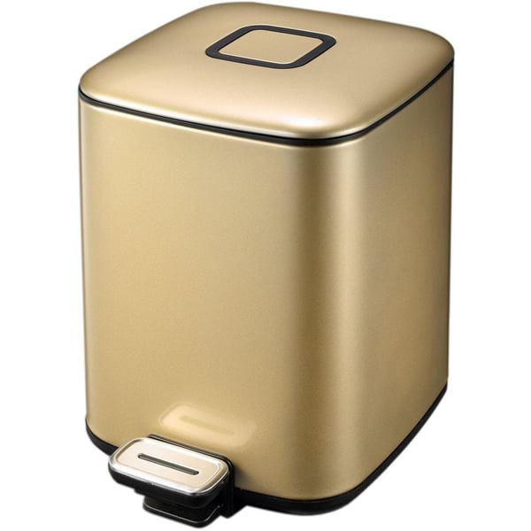 EKO REGENT5 9L Stainless Steel Step Trash Bin Gold EKO REGENT5 9L Stainless Steel Step Trash Bin Gold