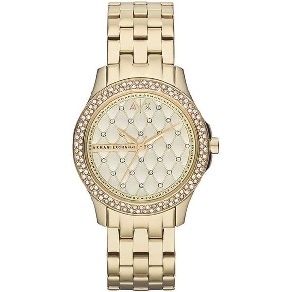 Armani Exchange Hamilton Gold Stainless Steel Women Watch AX5216