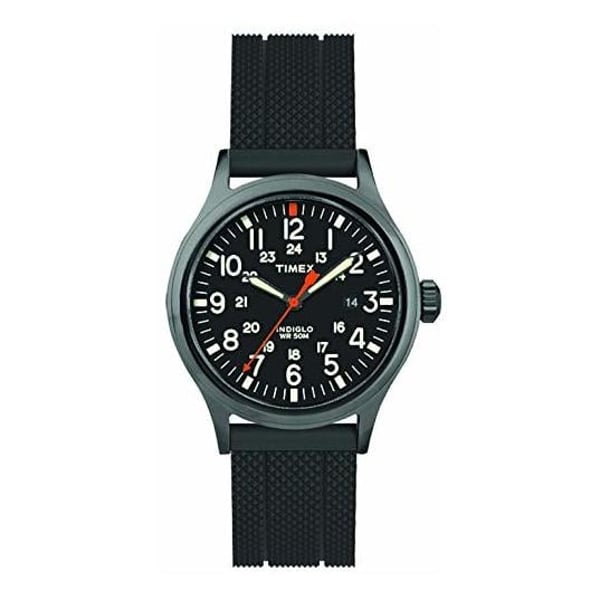 Timex Allied Quartz Black Silicon Watch For Men TW2R67500