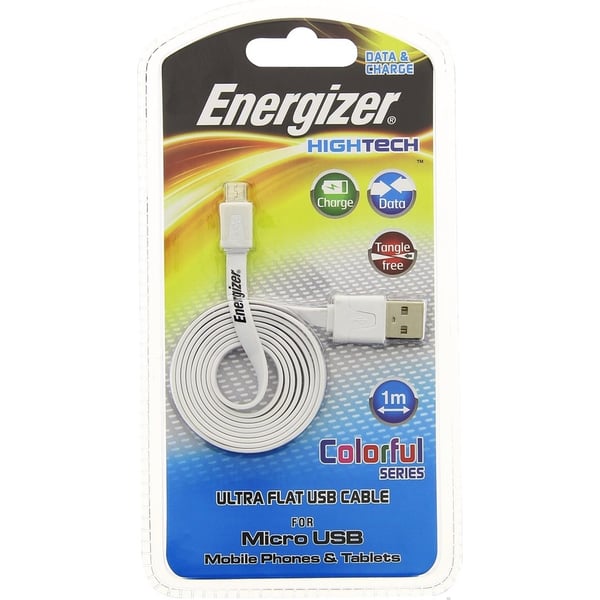 Energizer LCAEHUFCMCWH2 HT Cable Data White 1.5m