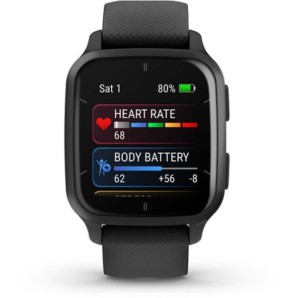 Garmin 010-02700-10 Venu Sq 2 Music Edition Smart Watch Slate Aluminium/Black Garmin 010-02700-10 Venu Sq 2 Music Edition Smart Watch Slate Aluminium/Black